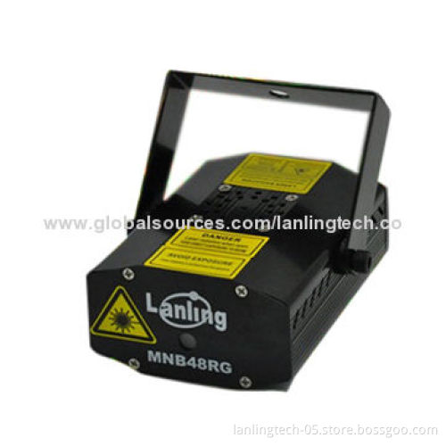Beautiful Mini Stage Christmas Party Light 4 Gobos RG